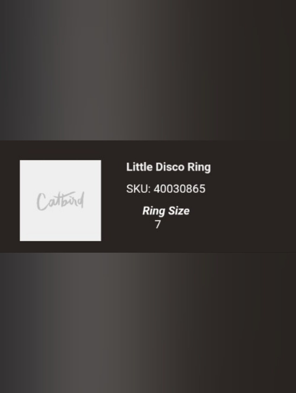 Catbird Little Disco Chain Ring, 14k Gold, Size 7 - Picture 7 of 8